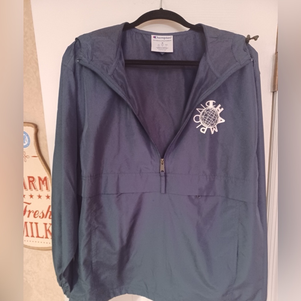 Brand New Champion - Blue Half-Zip Windbreaker